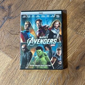 Marvel Avengers DVD with Red and Blue Cover